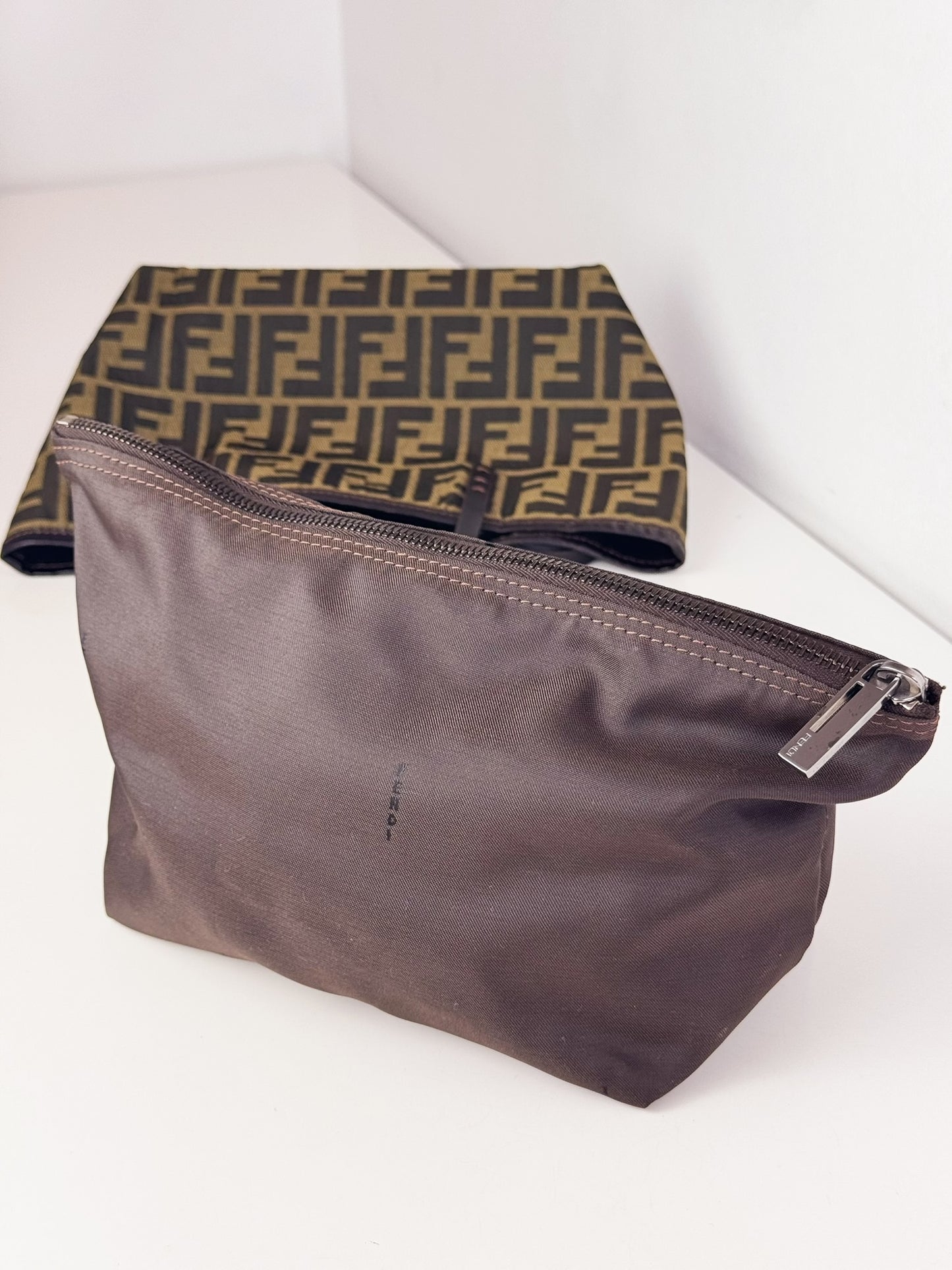 Fendi Vintage Zucca Mini Tote Shoulder Bag
