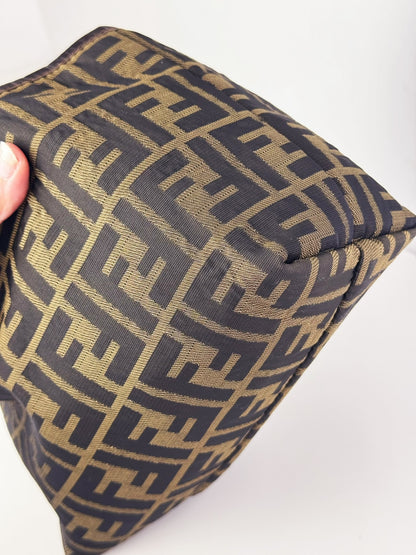 Fendi Vintage Zucca Mini Tote Shoulder Bag