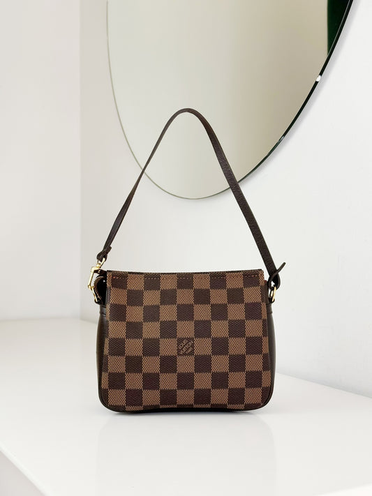 Louis Vuitton Vintage Damier Trousse Pochette Shoulder Crossbody Bag