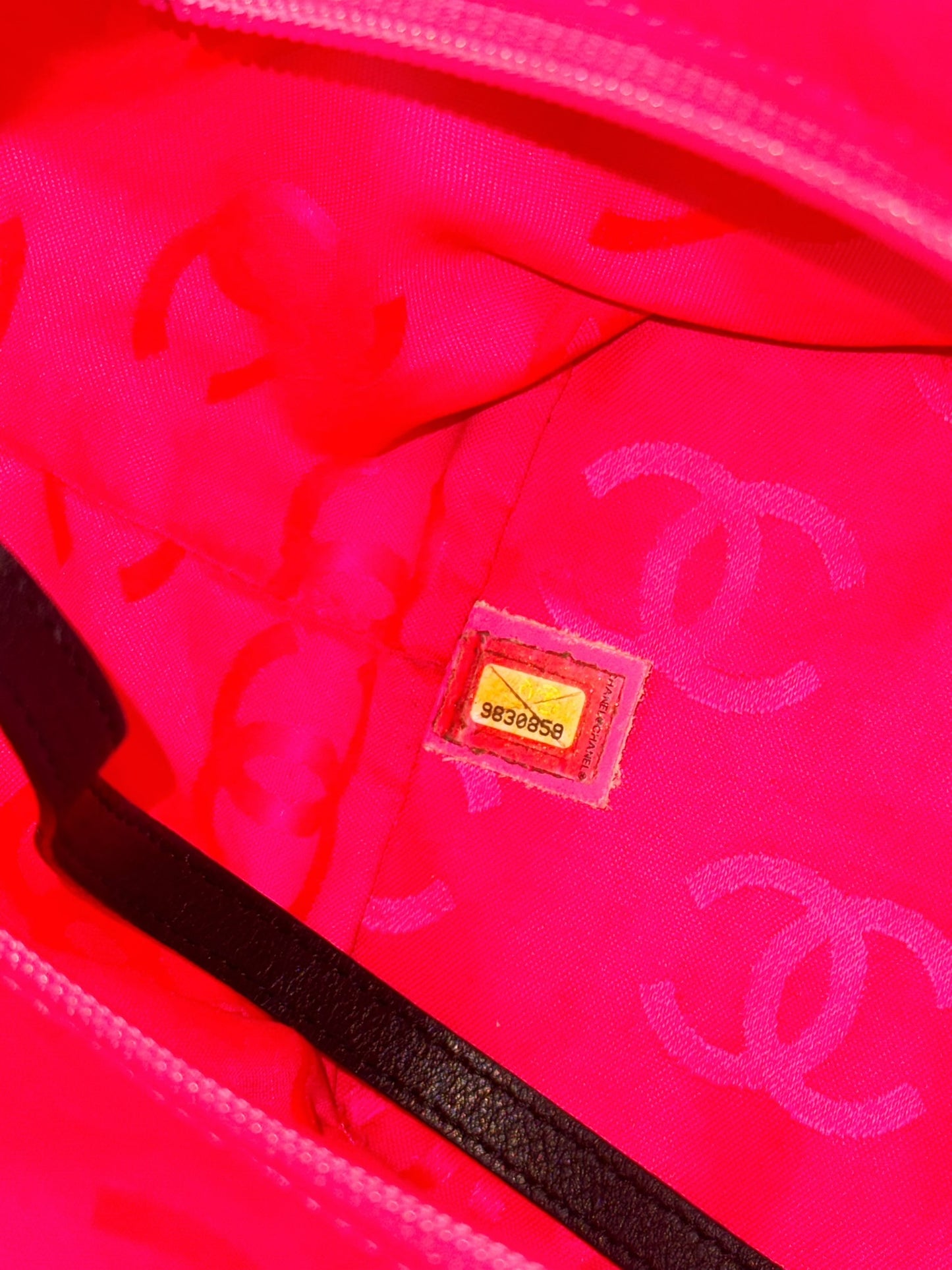 Chanel Vintage Cambon Tote Shoulder Bag