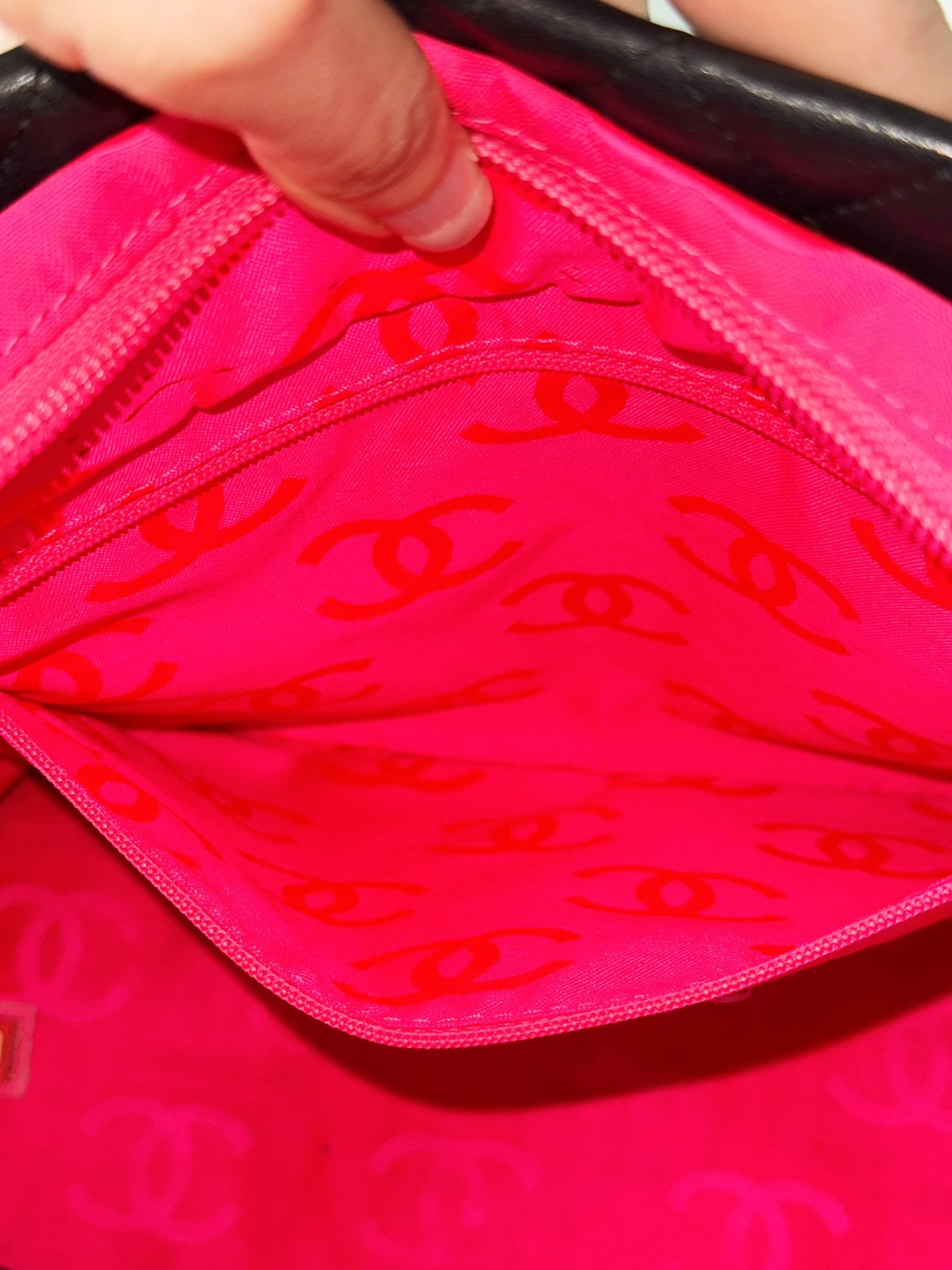 Chanel Vintage Cambon Tote Shoulder Bag