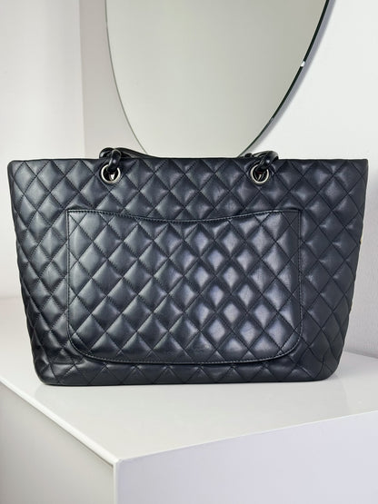 Chanel Vintage Cambon Tote Shoulder Bag