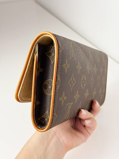 Louis Vuitton Vintage Twin Pochette GM Crossbody Shoulder Bag