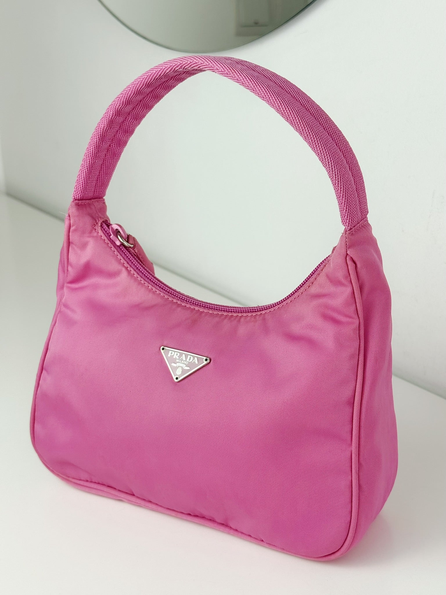HOT Vintage Pink Prada Bag Prada Vintage Nylon Hobo Pink