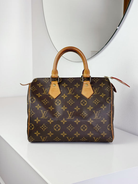 Louis Vuitton Vintage Speedy 25 Handbag Crossbody Bag