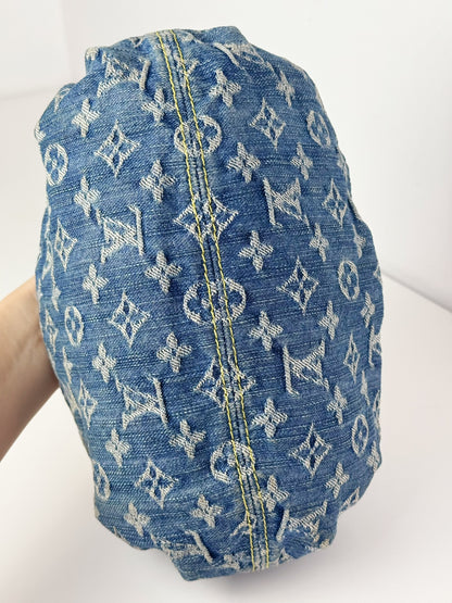 Louis Vuitton Denim Pleaty Handbag