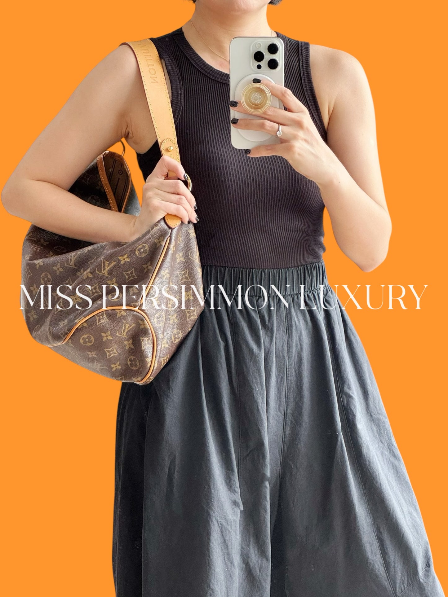 Louis Vuitton Vintage Delightful PM Tote Crossbody Bag