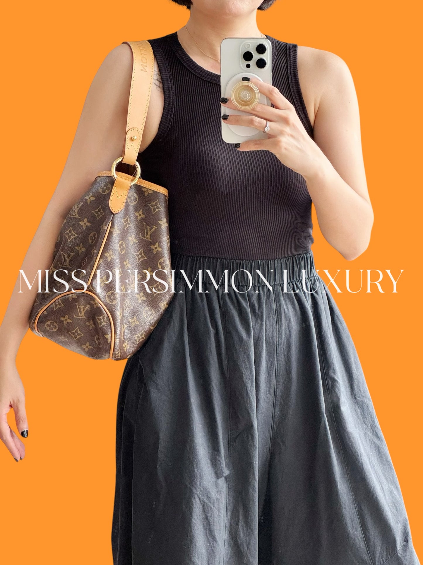 Louis Vuitton Vintage Delightful PM Tote Crossbody Bag