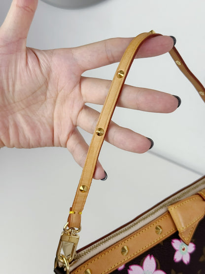Louis Vuitton Takashi Murakami Sakura Cherry Blossom Pochette Accessoires Shoulder Crossbody Bag