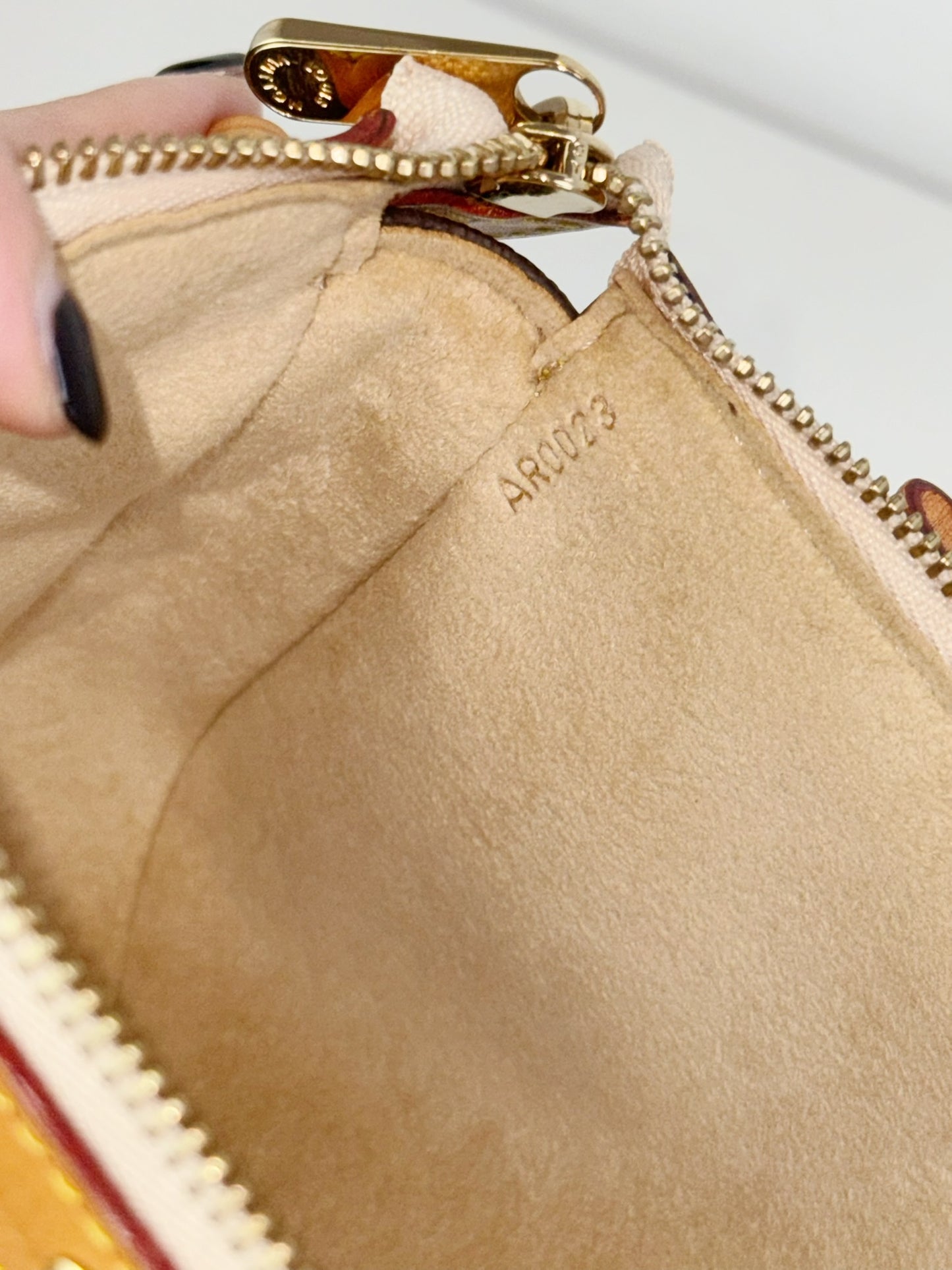 Louis Vuitton Takashi Murakami Sakura Cherry Blossom Pochette Accessoires Shoulder Crossbody Bag