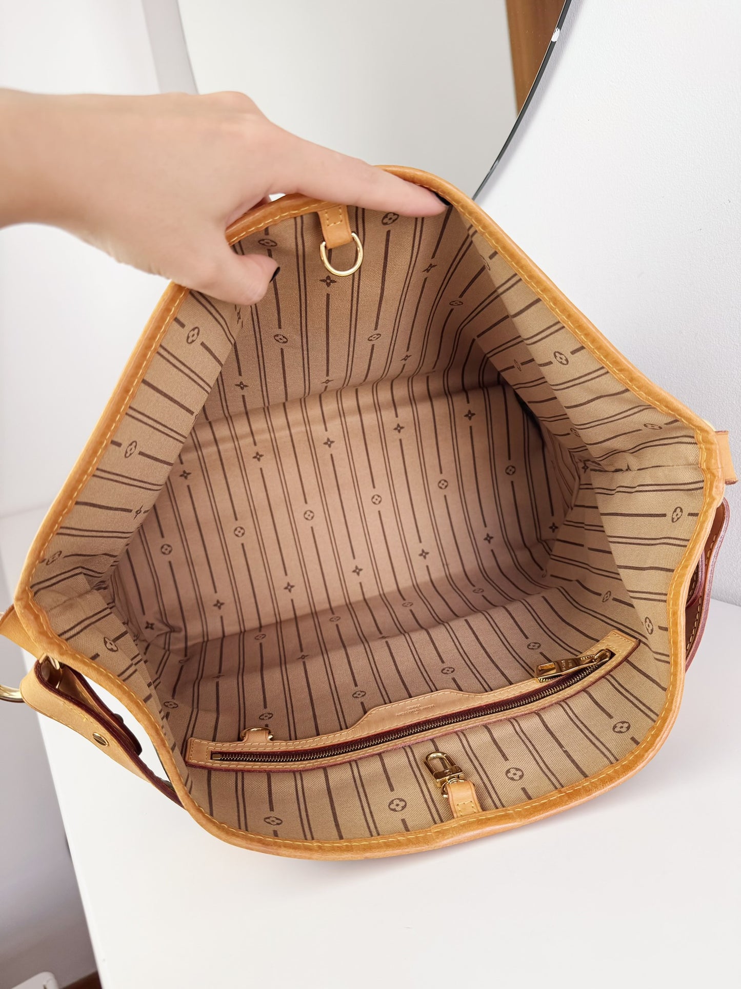 Louis Vuitton Vintage Delightful PM Tote Crossbody Bag