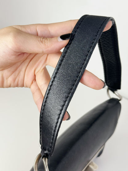 Chanel Vintage Black Chocolate Bar 2.55 Mademoiselle Lock Flap Shoulder Bag