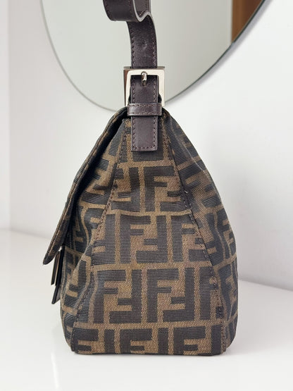 Fendi Vintage Zucca Mamma Baguette Shoulder Bag
