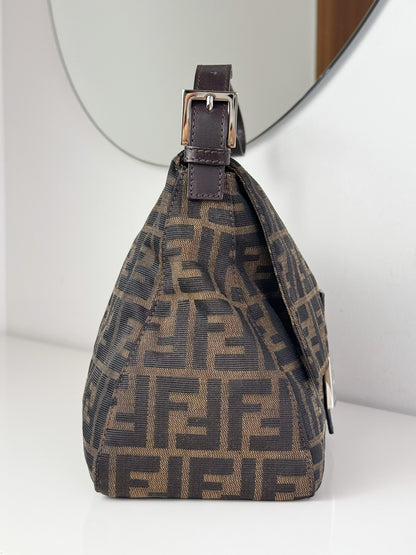 Fendi Vintage Zucca Mamma Baguette Shoulder Bag