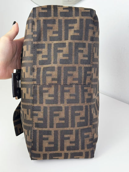 Fendi Vintage Zucca Mamma Baguette Shoulder Bag