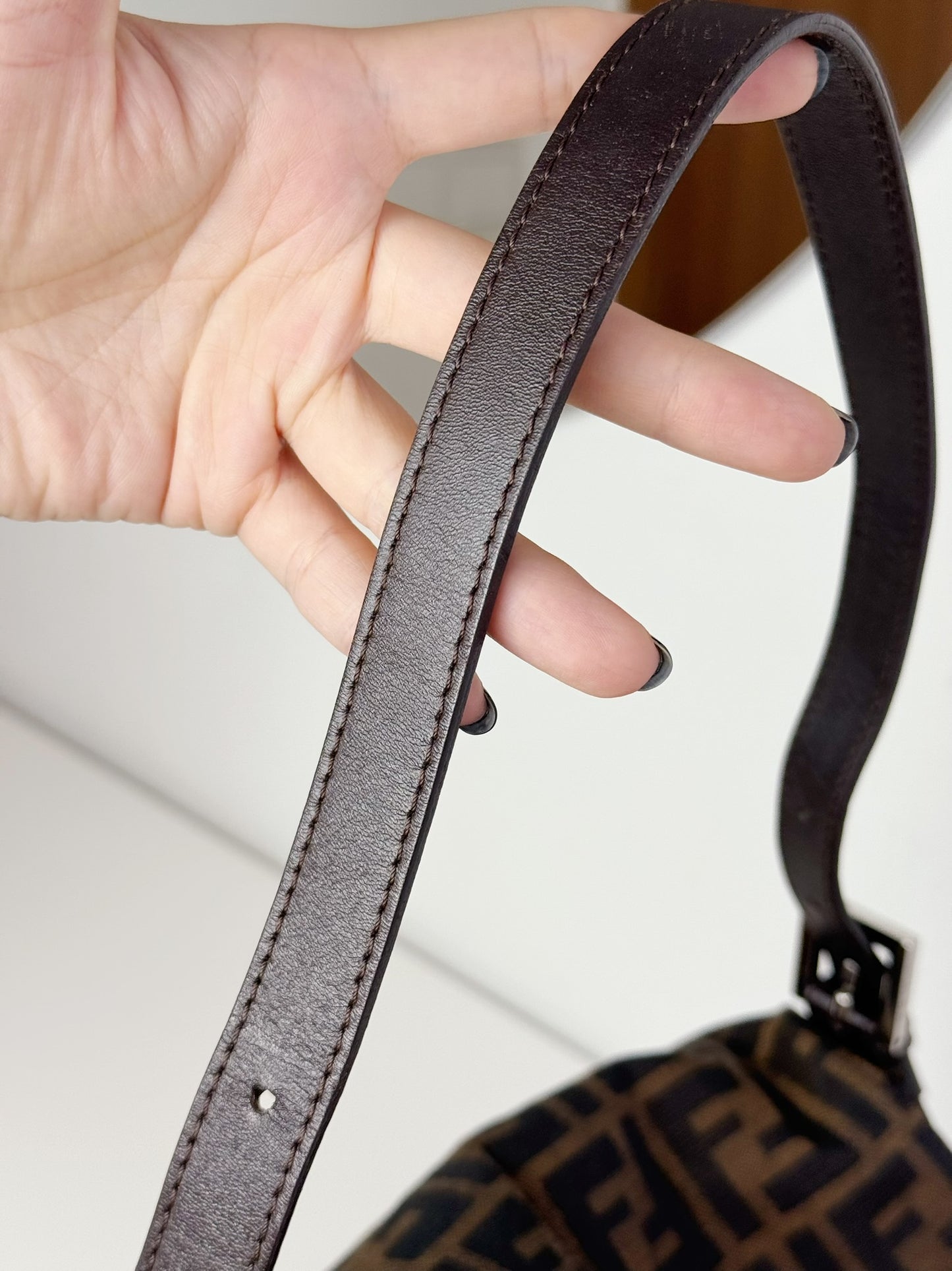 Fendi Vintage Zucca Mamma Baguette Shoulder Bag