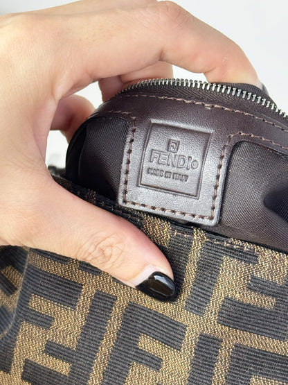 Fendi Vintage Zucca Mamma Baguette Shoulder Bag