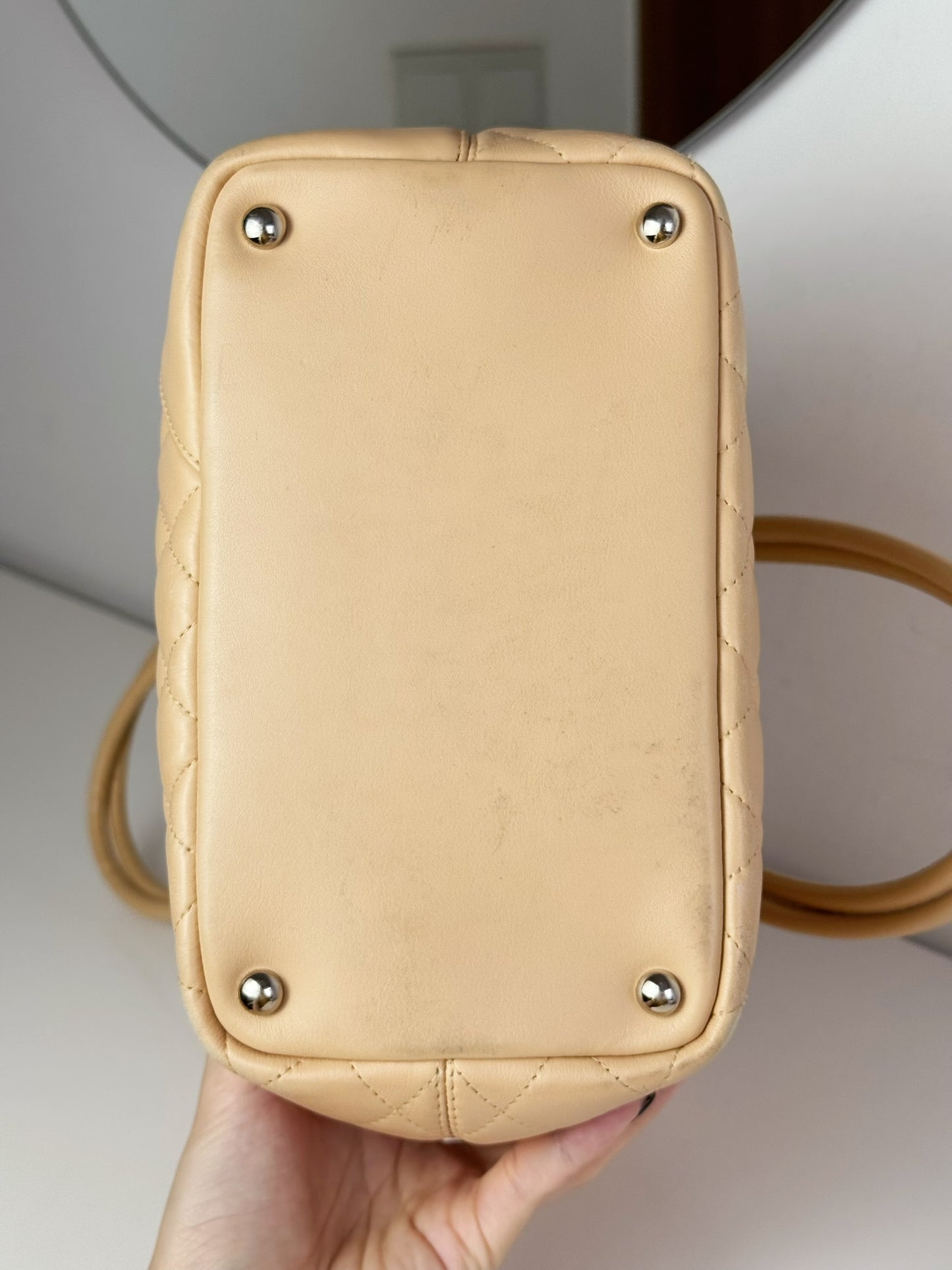 Chanel Vintage Cambon Shoulder Tote Bag