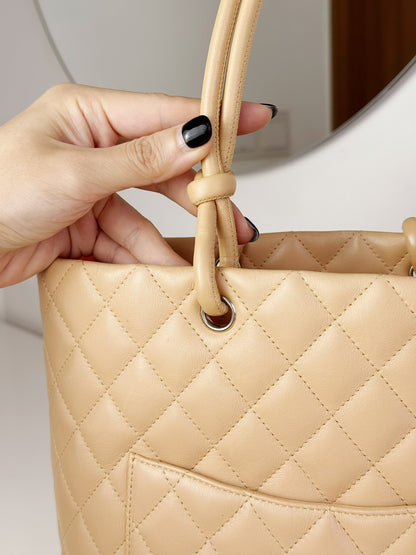 Chanel Vintage Cambon Shoulder Tote Bag