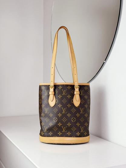 Louis Vuitton Vintage Marais Bucket Tote Shoulder Bag