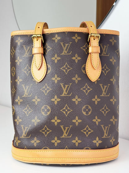 Louis Vuitton Vintage Marais Bucket Tote Shoulder Bag