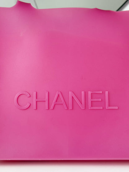 Chanel Vintage Pink Jelly Shoulder Tote Bag