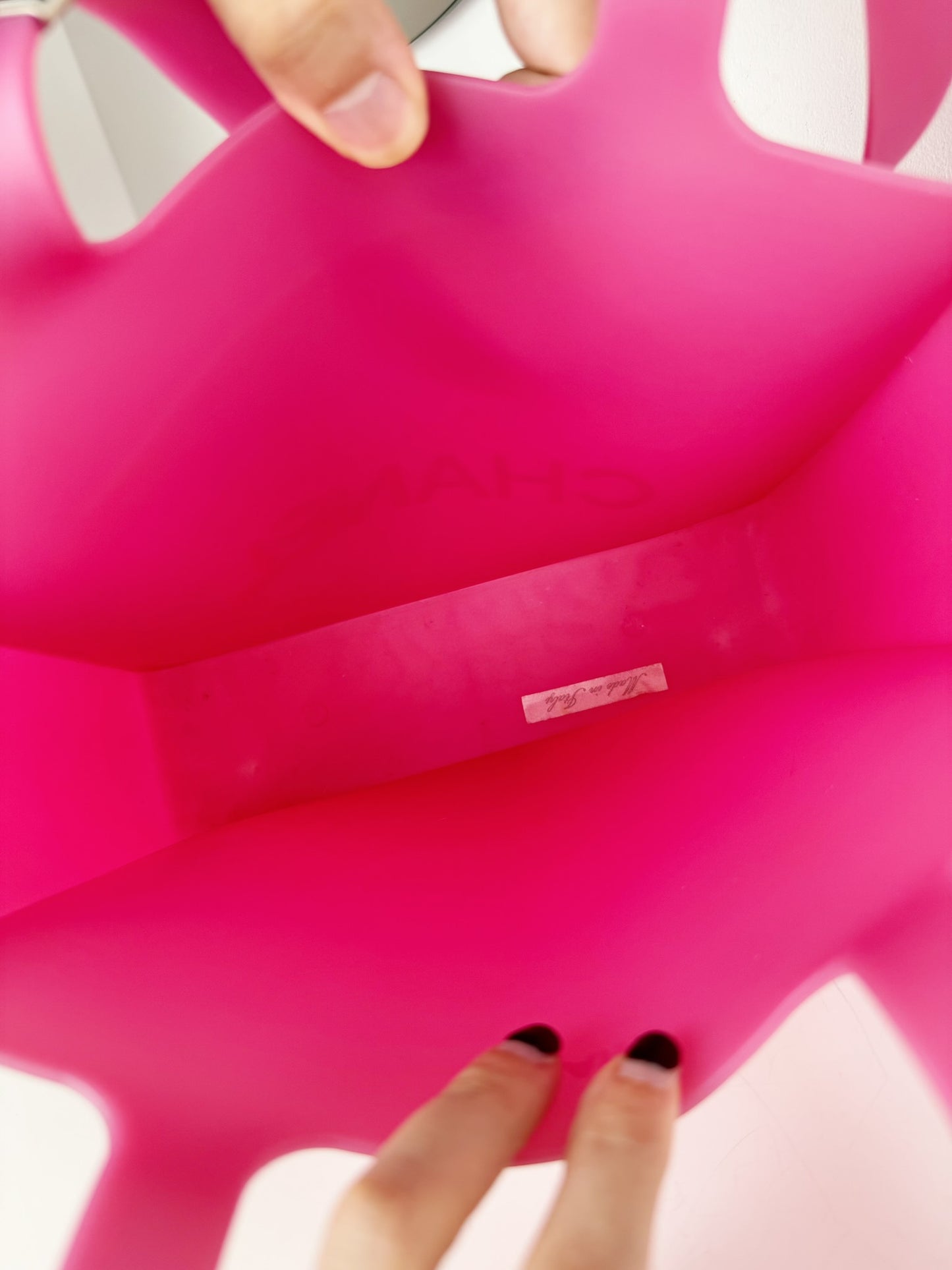 Chanel Vintage Pink Jelly Shoulder Tote Bag
