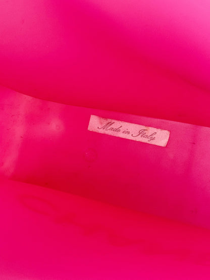 Chanel Vintage Pink Jelly Shoulder Tote Bag
