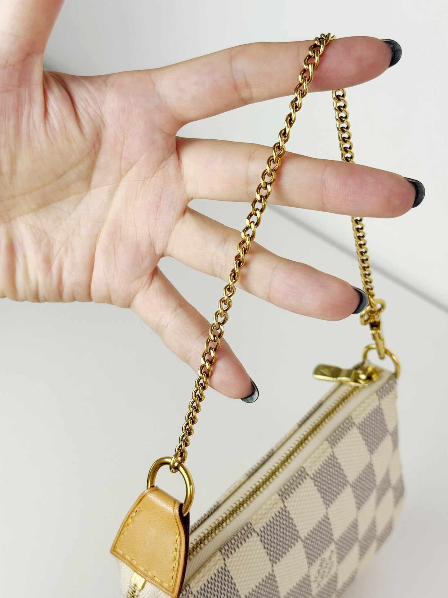 Louis Vuitton Vintage Azur Mini Pochette Accessoires Shoulder Crossbody Bag