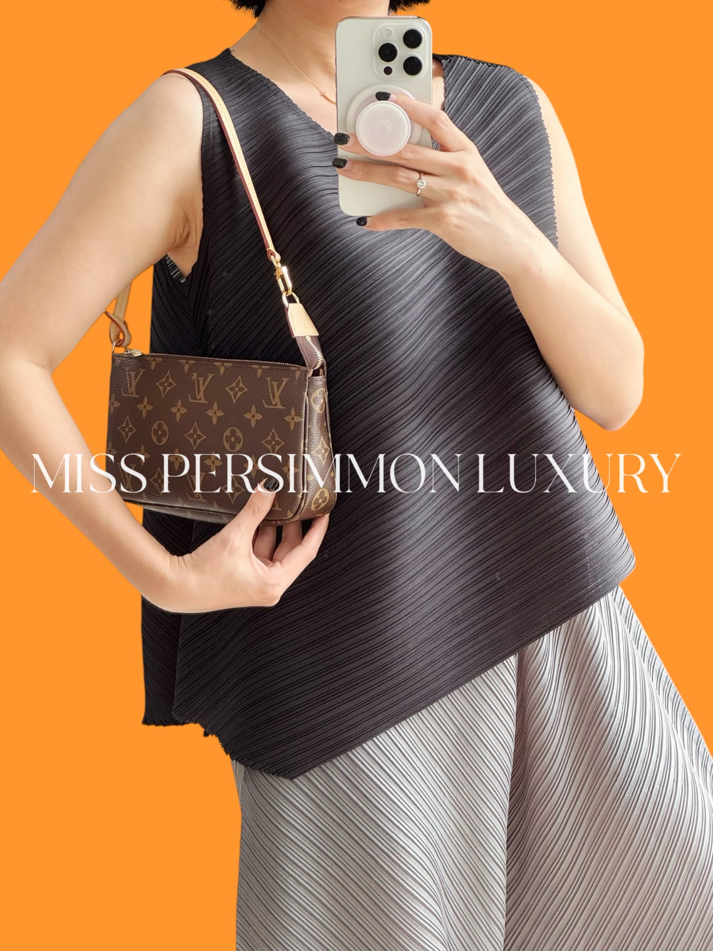Louis Vuitton Pochette Accessoires Shoulder Crossbody Bag (RFID)