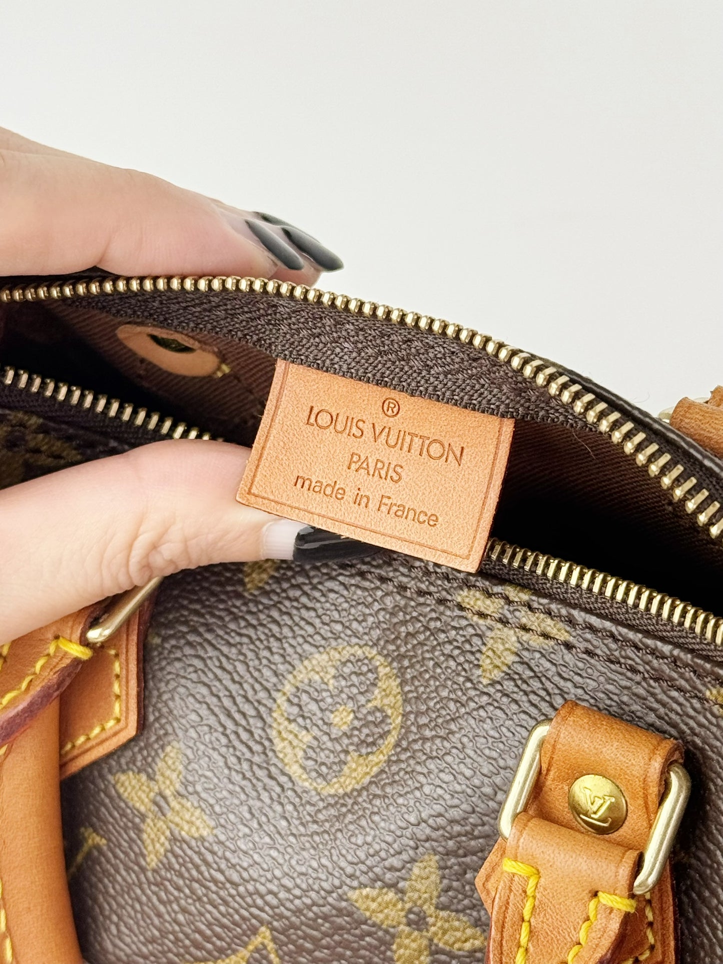 Louis Vuitton Vintage Mini Speedy Handbag Crossbody Bag