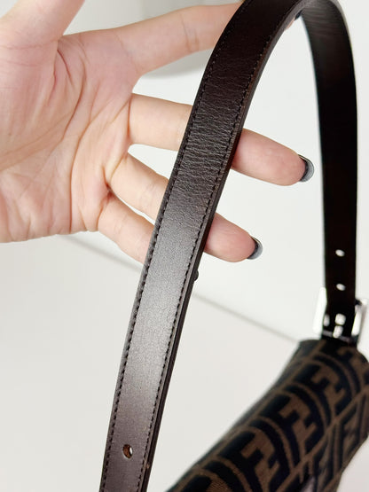Fendi Vintage Zucca Baguette Shoulder Bag
