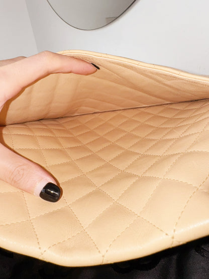 Chanel Vintage Cambon Tote Shoulder Bag