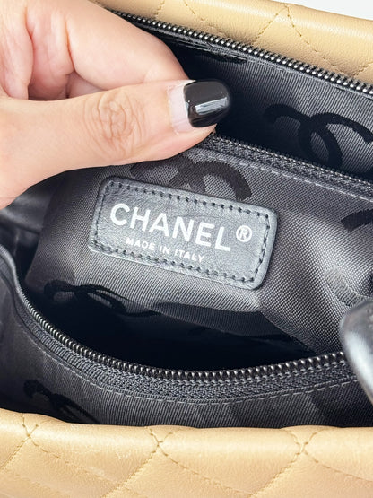 Chanel Vintage Cambon Tote Shoulder Bag