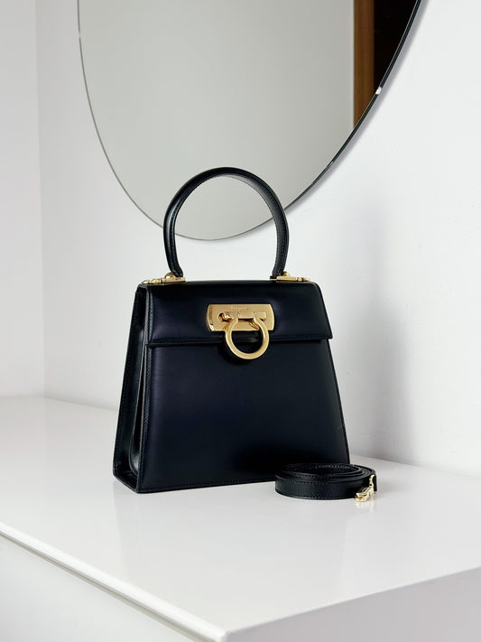 Salvatore Ferragamo Vintage Gancini Handbag Crossbody Bag