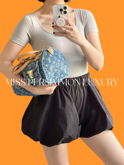 Louis Vuitton Vintage Denim Neo Speedy Handbag