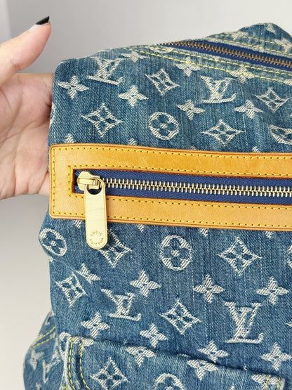 Louis Vuitton Vintage Denim Baggy GM Shoulder Bag