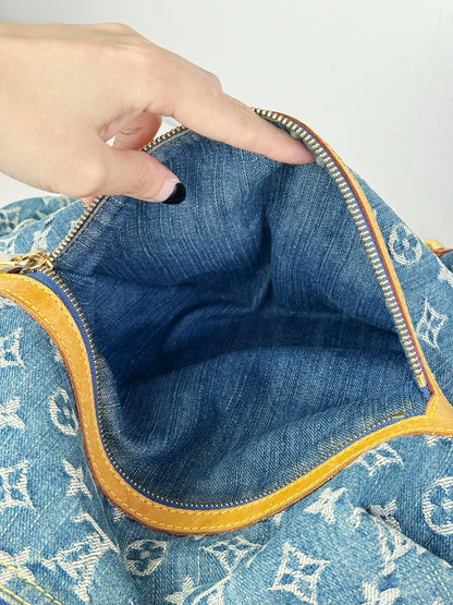 Louis Vuitton Vintage Denim Baggy GM Shoulder Bag