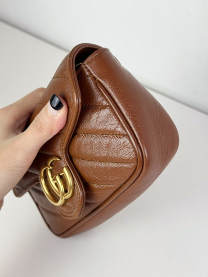 Gucci Vintage Super Mini Marmont Shoulder Crossbody Bag