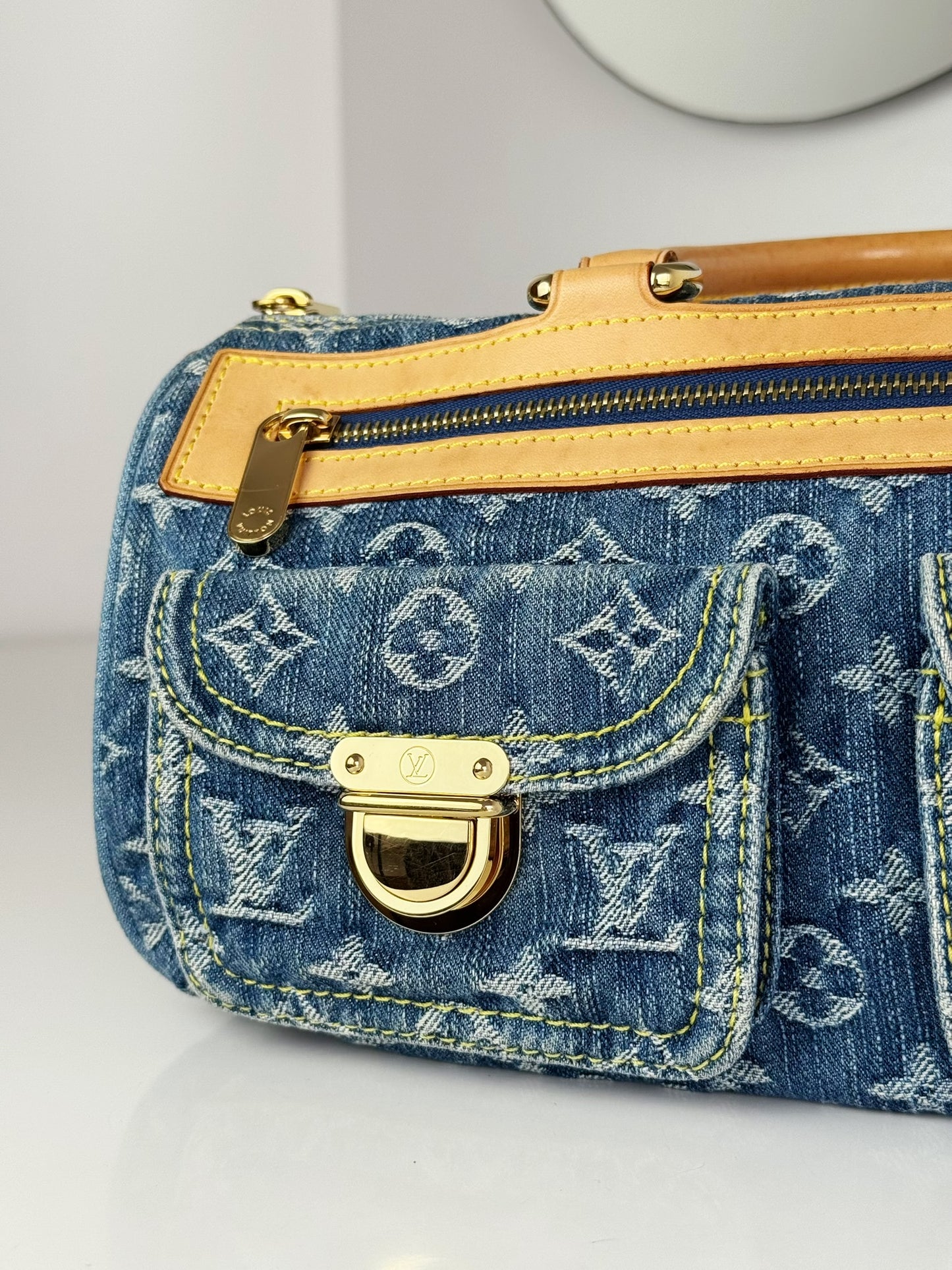 Louis Vuitton Vintage Denim Neo Speedy Handbag