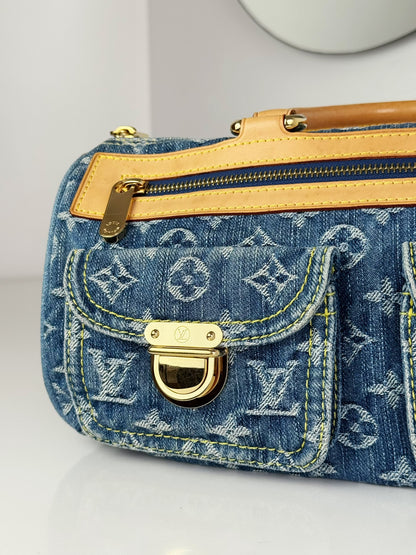 Louis Vuitton Vintage Denim Neo Speedy Handbag