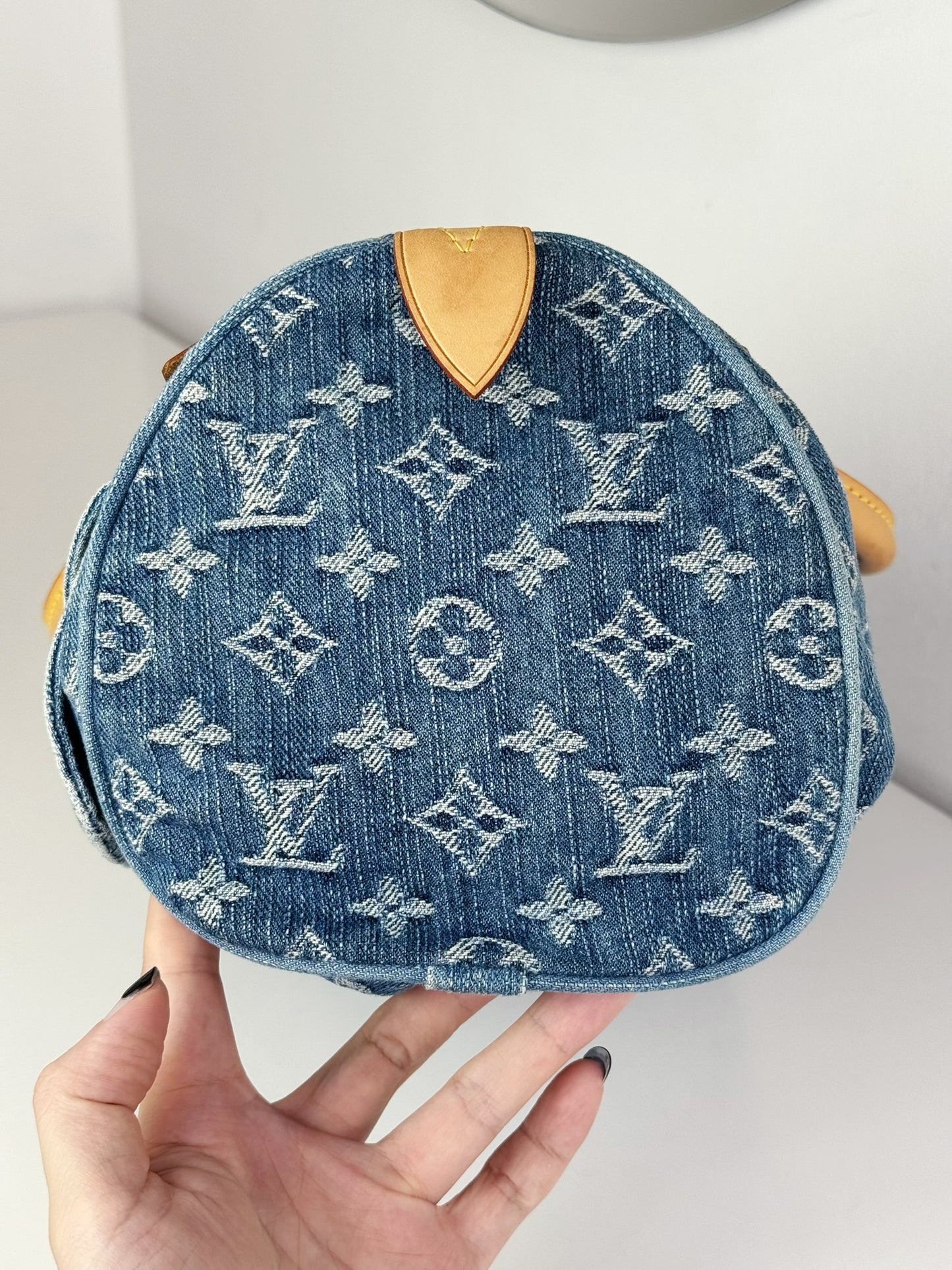 Louis Vuitton Vintage Denim Neo Speedy Handbag