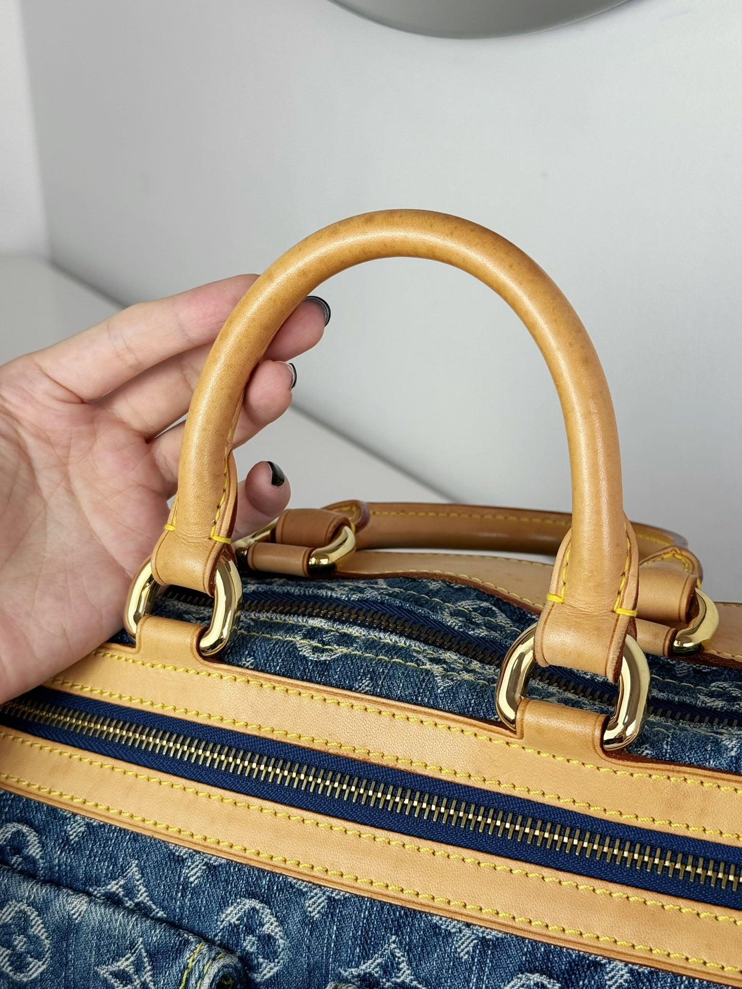 Louis Vuitton Vintage Denim Neo Speedy Handbag