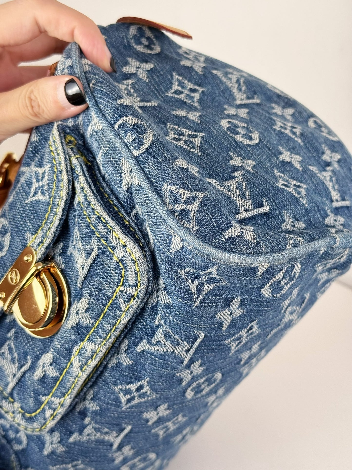 Louis Vuitton Vintage Denim Neo Speedy Handbag