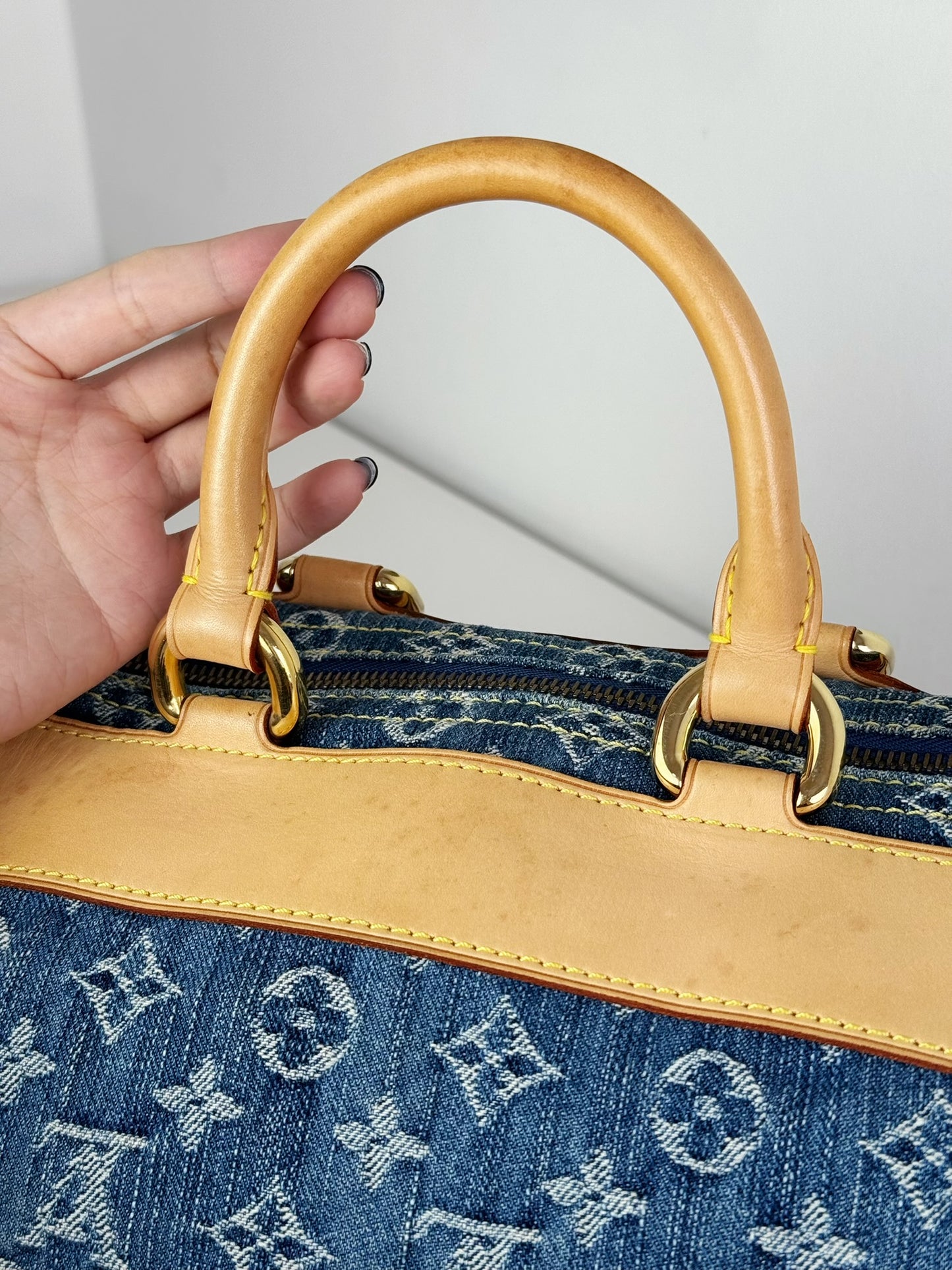 Louis Vuitton Vintage Denim Neo Speedy Handbag