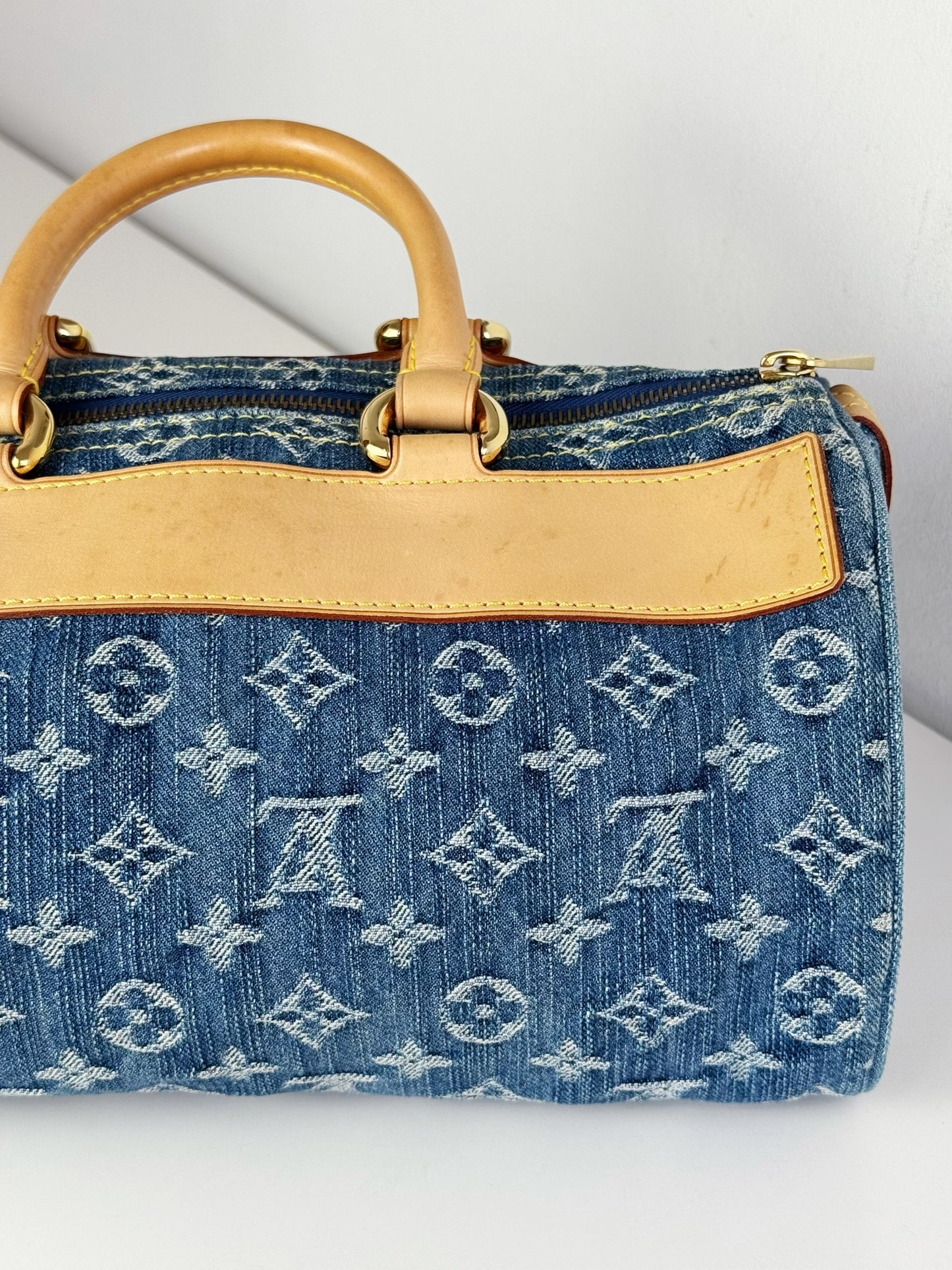 Louis Vuitton Vintage Denim Neo Speedy Handbag