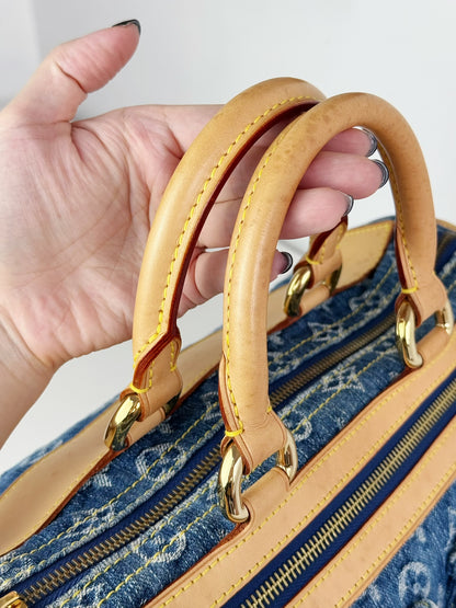 Louis Vuitton Vintage Denim Neo Speedy Handbag