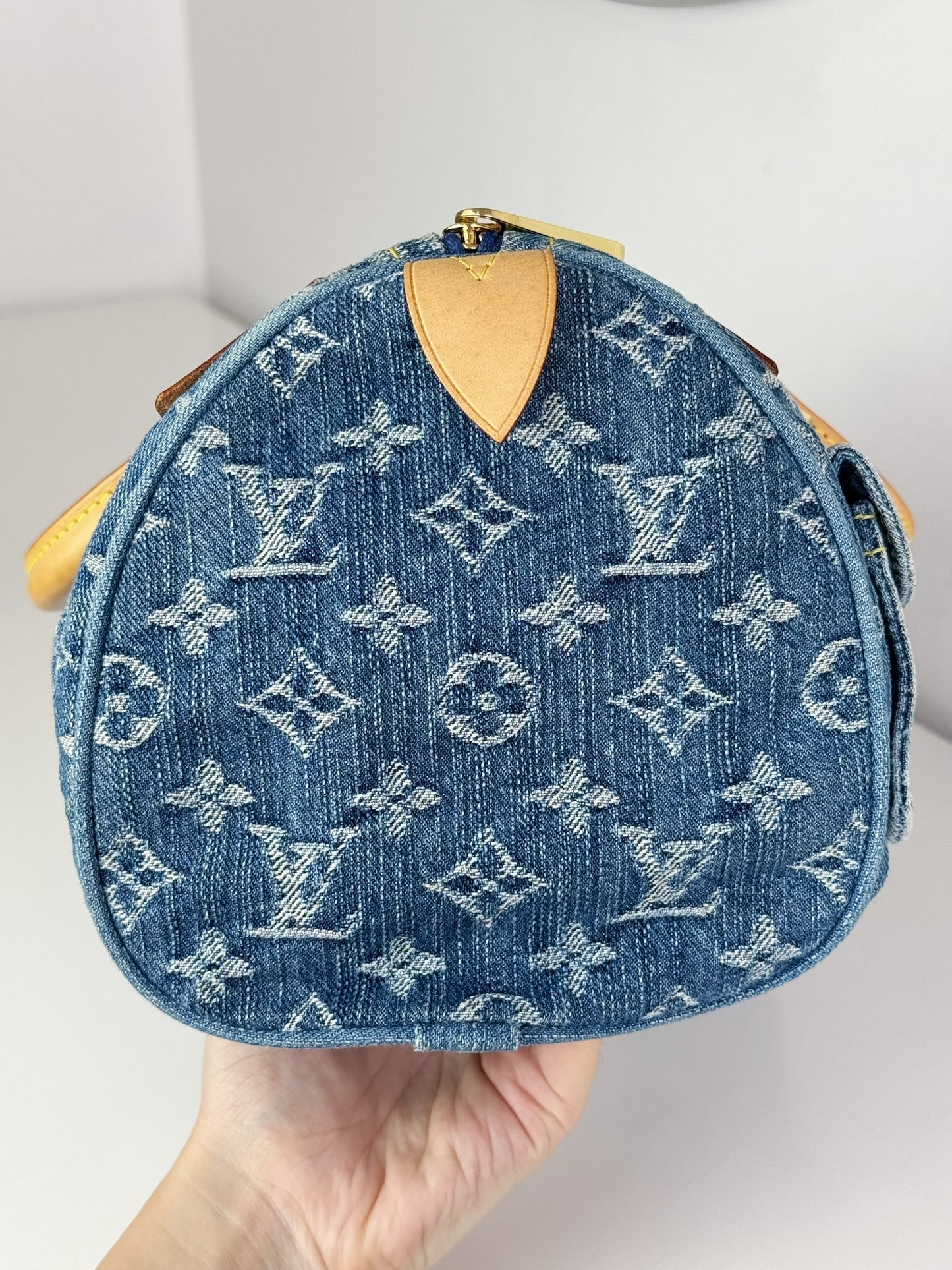 Louis Vuitton Vintage Denim Neo Speedy Handbag