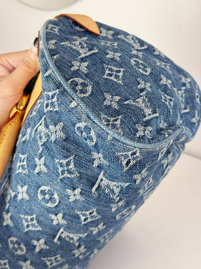 Louis Vuitton Vintage Denim Neo Speedy Handbag