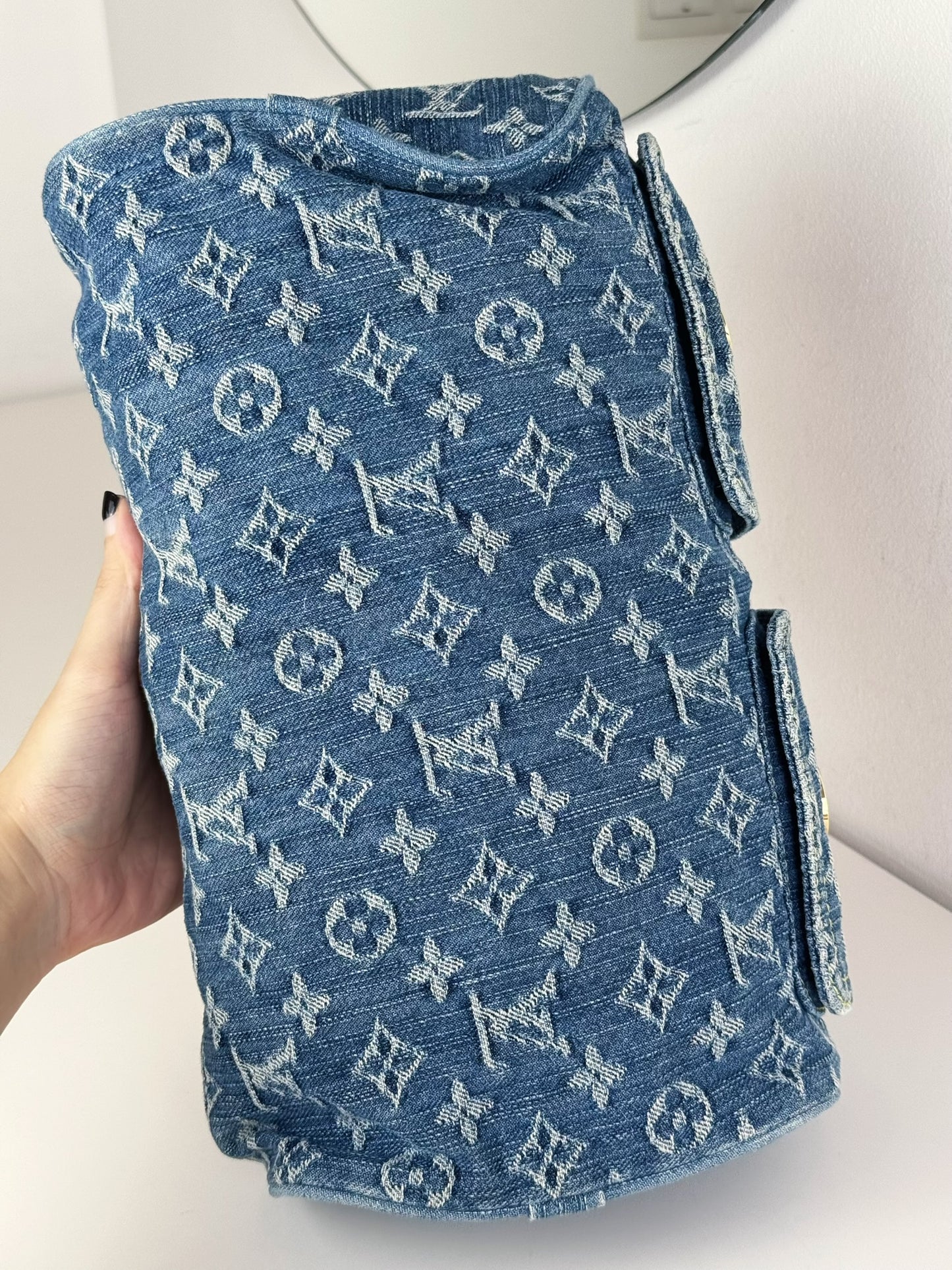 Louis Vuitton Vintage Denim Neo Speedy Handbag